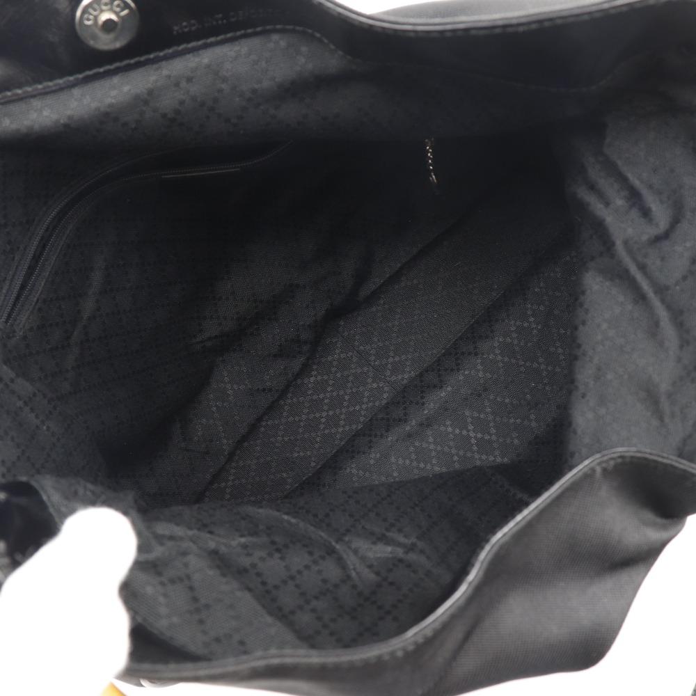 GUCCI Handbag 001.2123.1577 Nylon canvas/Bamboo Women Used