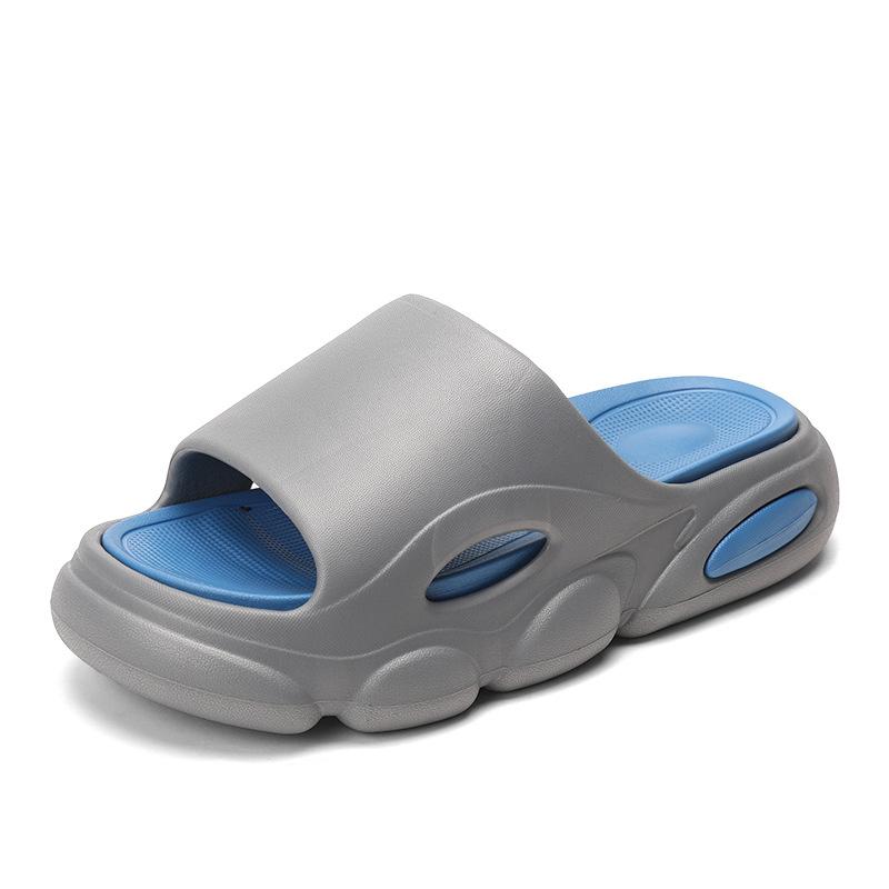 Letnie wysokiej jakości gumowe i plastikowe klapki CM tęczowe walka osobowość lekkie jednopasmowe klapki męskie buty