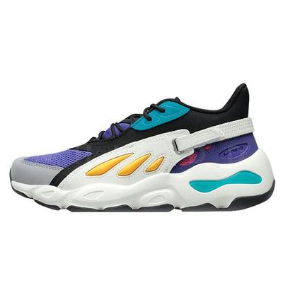 Li Ning Butterfly New York Fashion Week Trendy Versatile Non-Slip Lightweight Low-Top Dad Shoes Men Sneakers White Purple AGLP087-1