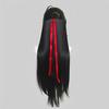 Yiling Patriarch Wei Wuxian Adult Cosplay Wig – Long, Straight, Black Widow's Peak Hairstyle