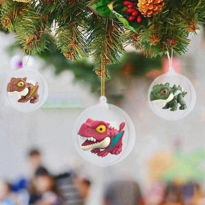 Craft Ball Ornament Duck Figures Ornaments Balls Craft Ball Christmas Balls Fillable Ball For Children Boys Girls Christmas