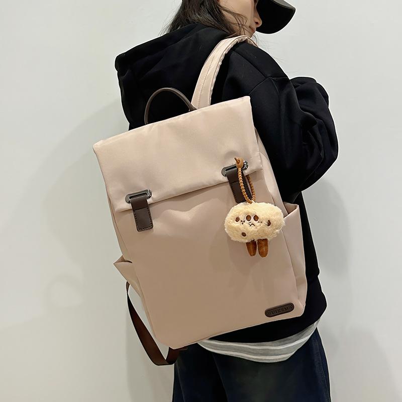 Повседневный большой рюкзак с клапаном для ежедневных поездок, новый нейлоновый рюкзак хаки