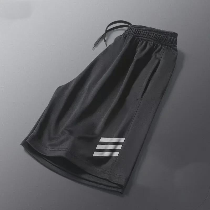Men's Quick-Dry Ice Silk Running and Basketball Shorts