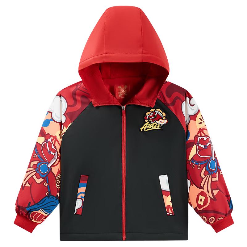 Anta Kids  Fleece Lined Hooded Jacket A72619601 110