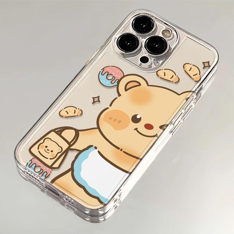 Bear Applies To Huawei Enjoy 70pro Mobile Phone Case Mate50/60 All-inclusive Nova8/10/11/12 Soft/p60