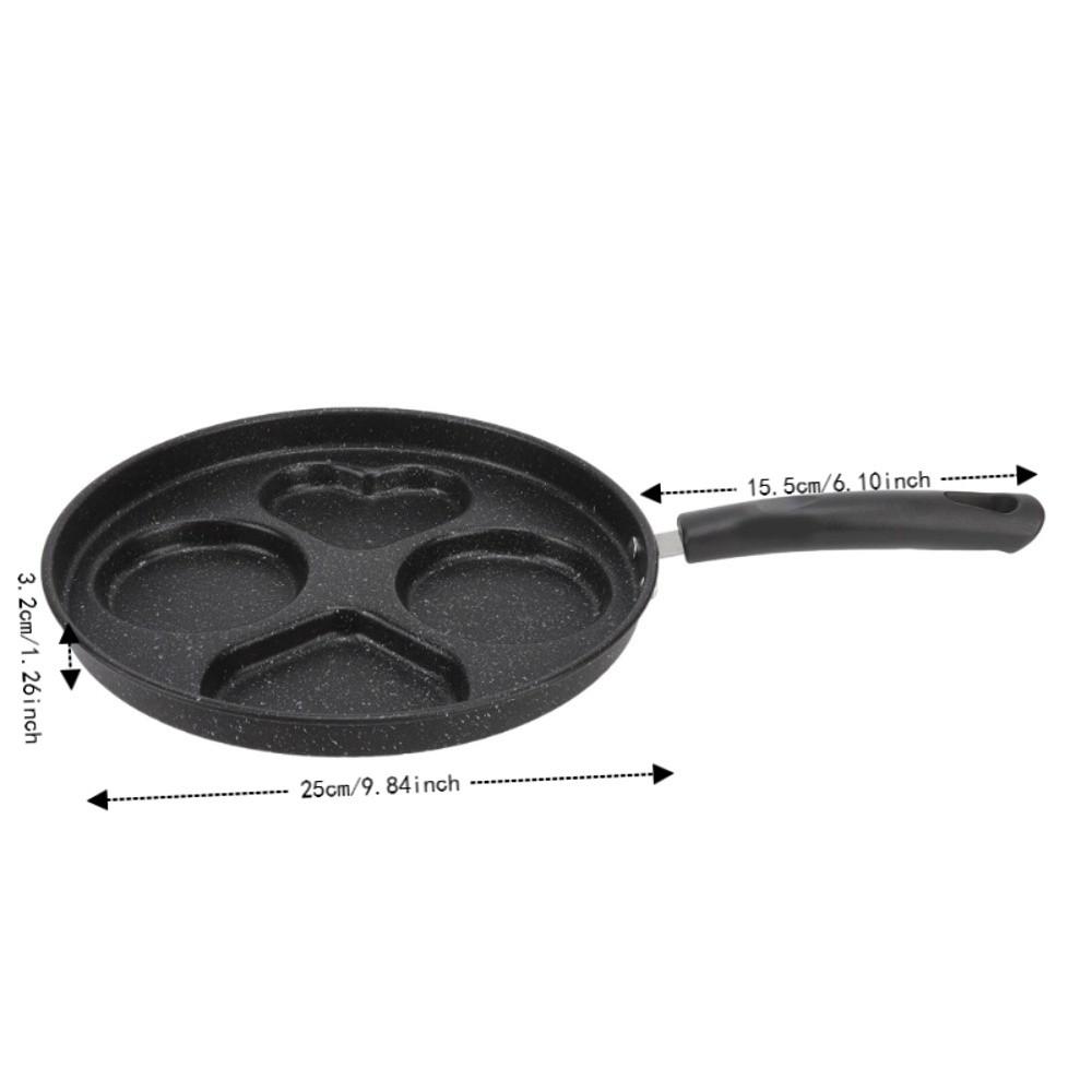 Aluminum Alloy Frying Pan Even Heating Omelette Pan Durable Egg Frying Pan  Pancake Bacon Burger
