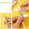 4Pcs Writing Pen, Cute And Funny Styling Pen Creative Rotating Gel Pen Chicken Pressing Gel Pen 0.5Mm Black Office Supplies