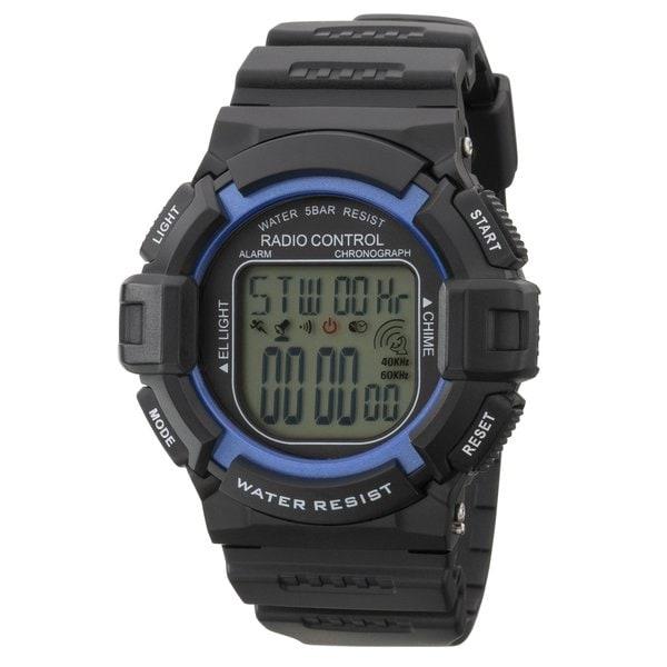 CREPHA TE-D189 Men's Quartz Digital Wrist Watch - Black / Gray TE-D189-BK TE-D189-GR Gift Casual Business Sports Student