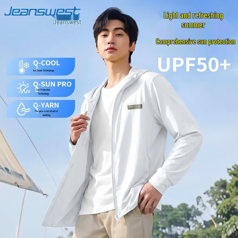 

Jeanswest Men s UPF50+ Ice Silk Sun Protection Jacket XL