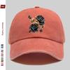 pc Black Rose Golden Leaf Pattern Print Baseball Cap Casual Style Decorative Hat Comfortable and Lightweight Sun Hat with Adj