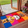 PAW Patrol Print Crystal Velvet Plush Rug Anti?Slip Wear?Resistant Floor Carpet For Indoor Household Home Decoration
