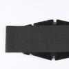 Fashion PU Leather Wide Belt Corset Lady Women Black Slim Body Front Zipper Bandage Waistband Elastic Decor Dress Suit Straps