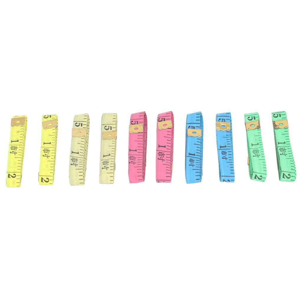 60pcs Tape Measures Double Scale 150cm 59in Soft Fabric Tape Measures for Sewing Tailoring Cloth Craft Supplies