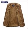 Nueva ropa de cuero para hombres Chaqueta de cuero lavable de longitud media para hombres