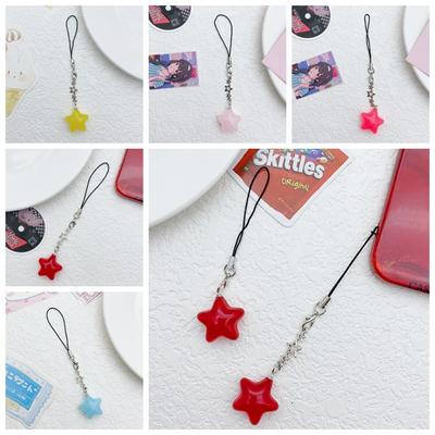 Pendant Phone Hanging Rope Keychain Mobile Phone Chain Phone Lanyard Star Phone Strap Girl Jewelry