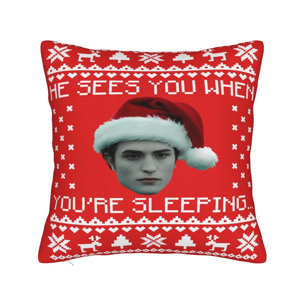 Funny Edward Cullen Jacob Twilight Pillow Cover Comfy Cushion Cover Morden Pillow Case For Living Room Sofa