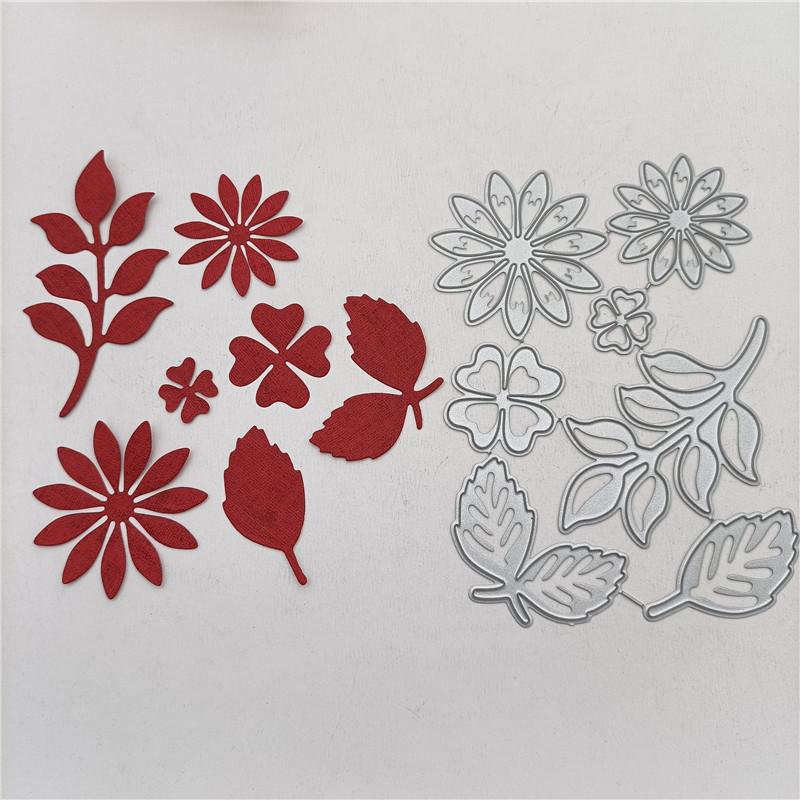 Flowers Metal Cutting Dies For Scrapbooking Photo Album DIY Craft Dies For Paper Card Cutting Dies