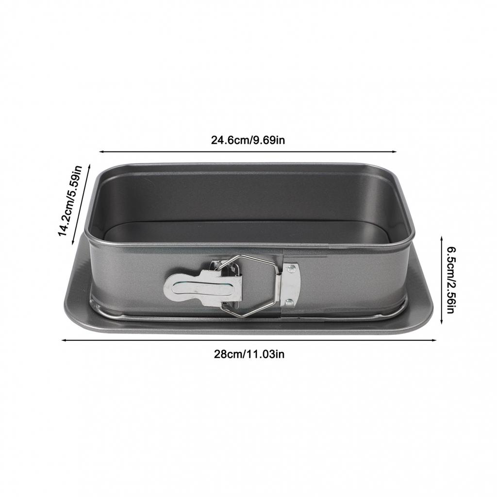Baking Tray Cake Pan Removable Bottom Easy Cleanup Easy Release Design