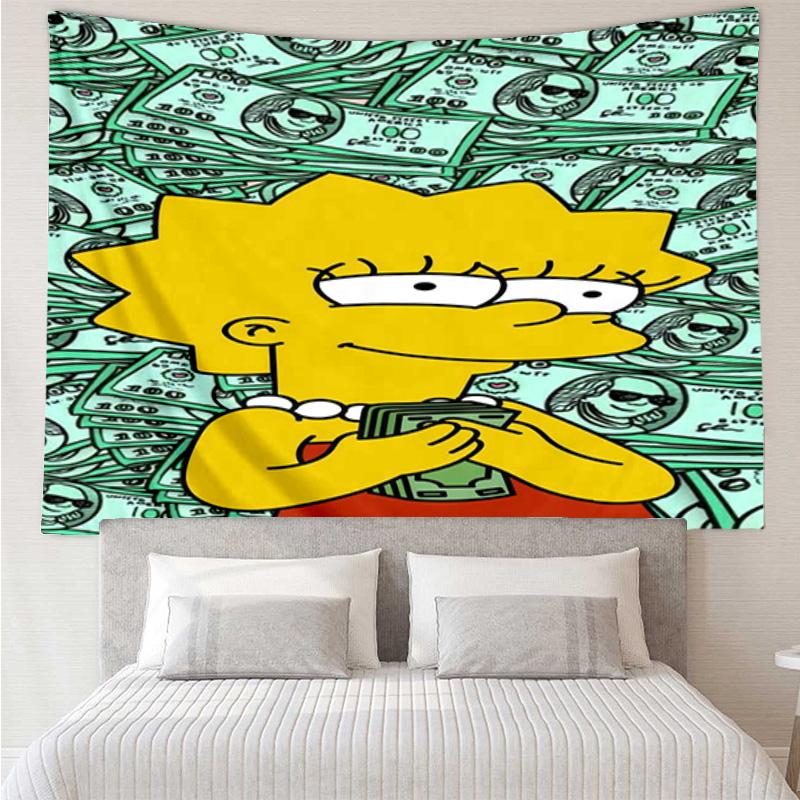 Yellow Family Portrait Tapestry Hanging for Bedroom,Livingroom, Playroom,Decor Art Room Wall Tapestry Holiday and Birthday Gifts