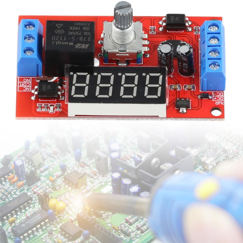 LED Digital Timer Relay Delay Switch Module DC5V/12V/24V Adjustable Time-Delayed Trigger Timing Switch Relays Board