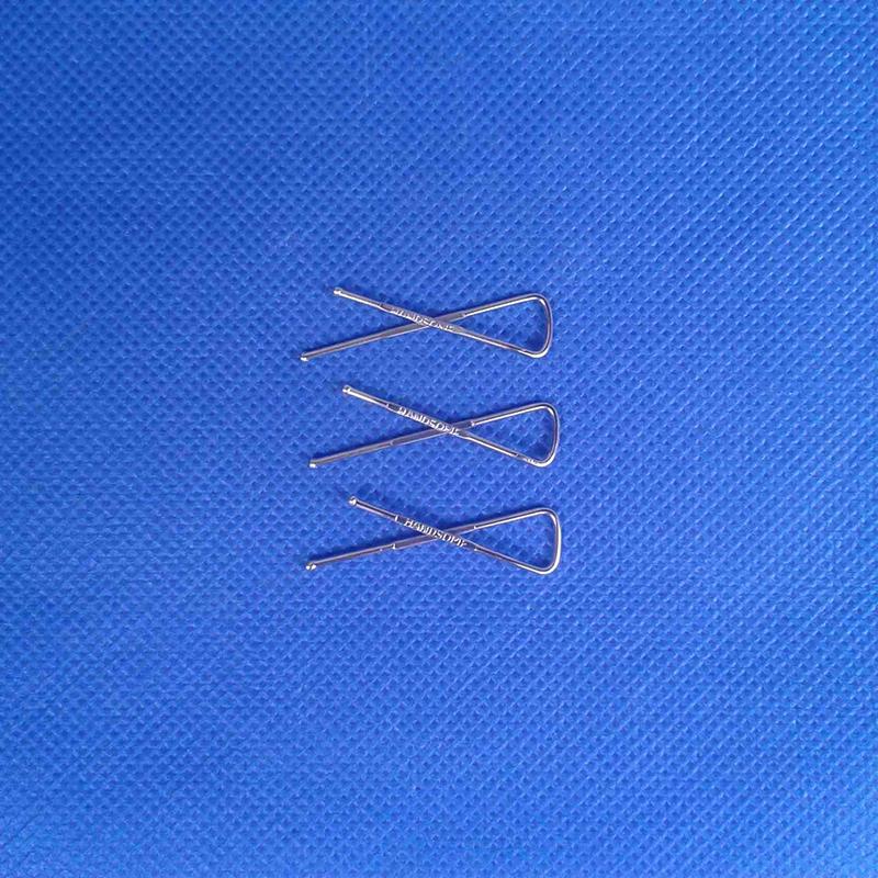 50 Stück ca. 33 mm lange Eisenklammern für Kleidungsstück Hemdkragen Verpackung DIY Nähzubehör