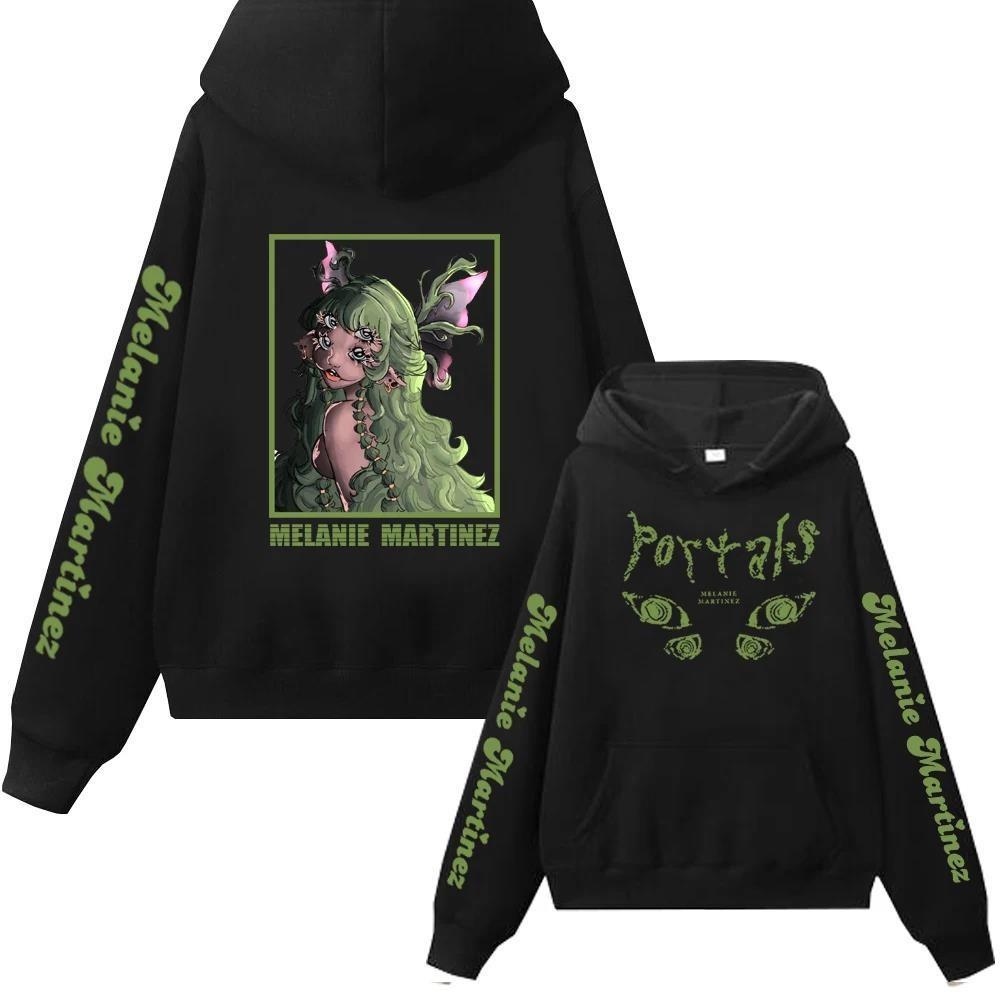 Melanie Martinez Portals Tour Printe Hoodies Print Fashion Sweatshirt Hip Hop Casual Unisex Autumn Winter Fleece Tops Male S