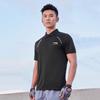 Li-Ning Quick-Drying Breathable Comfortable Short Sleeve Polo Shirt Men tops Black YPLU043-2