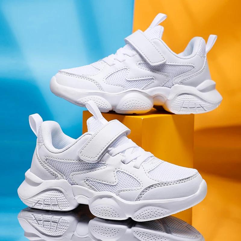 

Kids Breathable Mesh Sneakers Lightweight Sport Shoes for Boys Girls Comfortable Running Walking Shoes for Children Outdoor Play 37