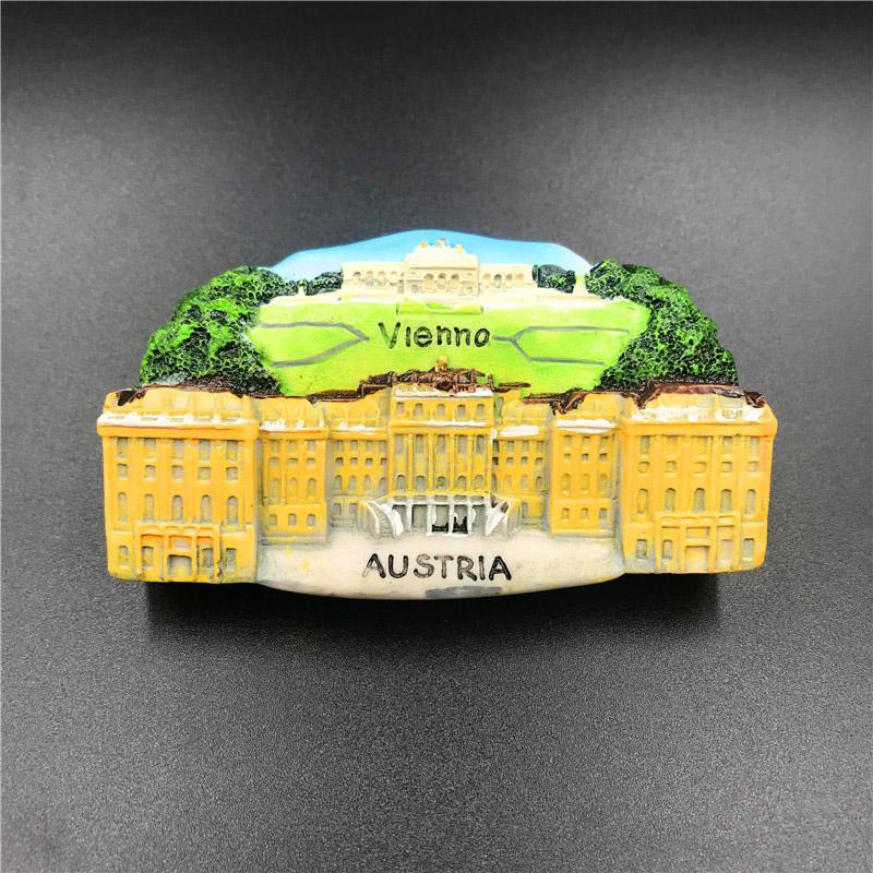 Magneți de frigider 3d Coreea Austria Viena Thailanda Grecia Italia frigider rășină magnetic 3d colecție turism decorațiune casă