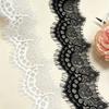Black White Color Lace Fabric Trim 3 Yards Length Knitted Lace Fabric For DIY Dress