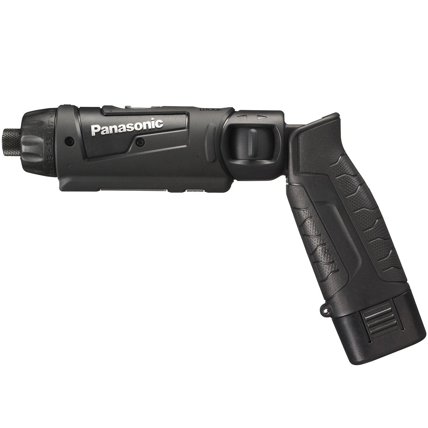 

Panasonic Rechargeable Stick Drill Driver Battery Pack x Included High Precision Small Driver M5 Equipped with Wide LED for Hand Use Black 7.2V 1.5Ah чёрный