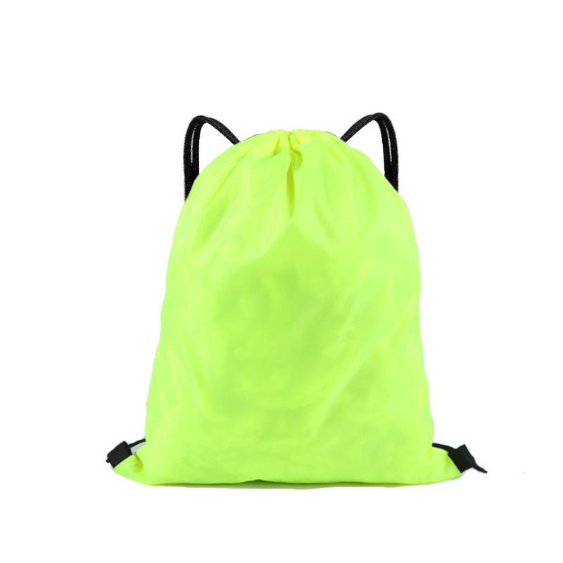 Colorful Polyester and Nylon Drawstring Bag: Double Shoulder Shopping and Storage Bag for Toys