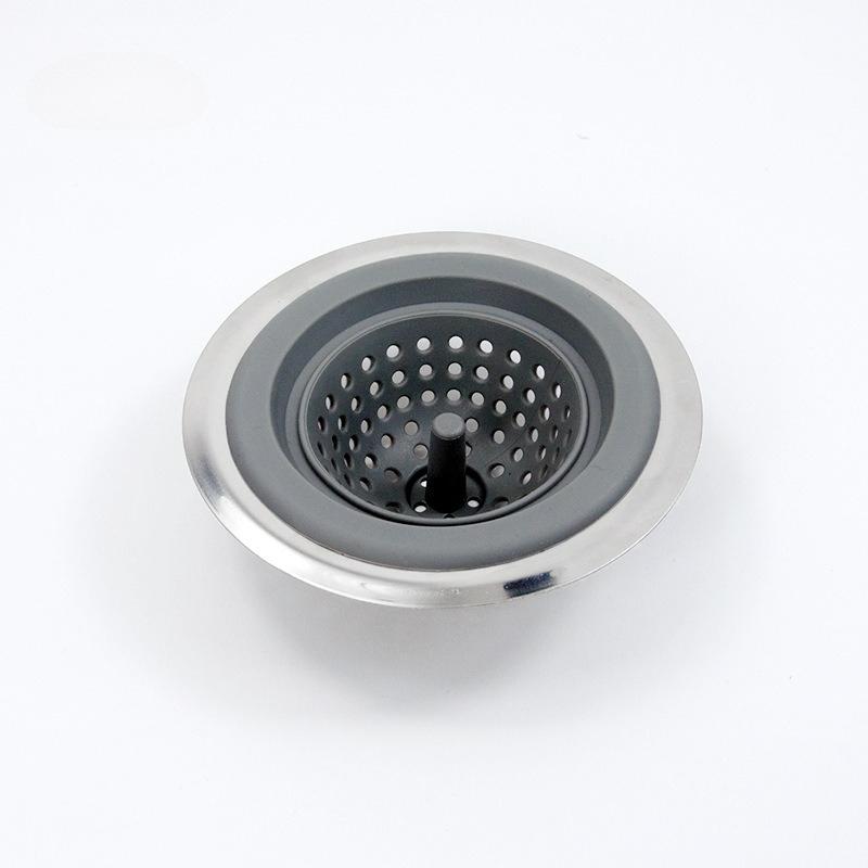 Household sewer sink filter deodorant floor drain anti-blocking water silicone floor drain