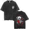 100% Cotton Washed Summer T Shirt Comfortable Fabric Hip Hop Style Streetwear Suitable Casual Urban Style Casual Outfits