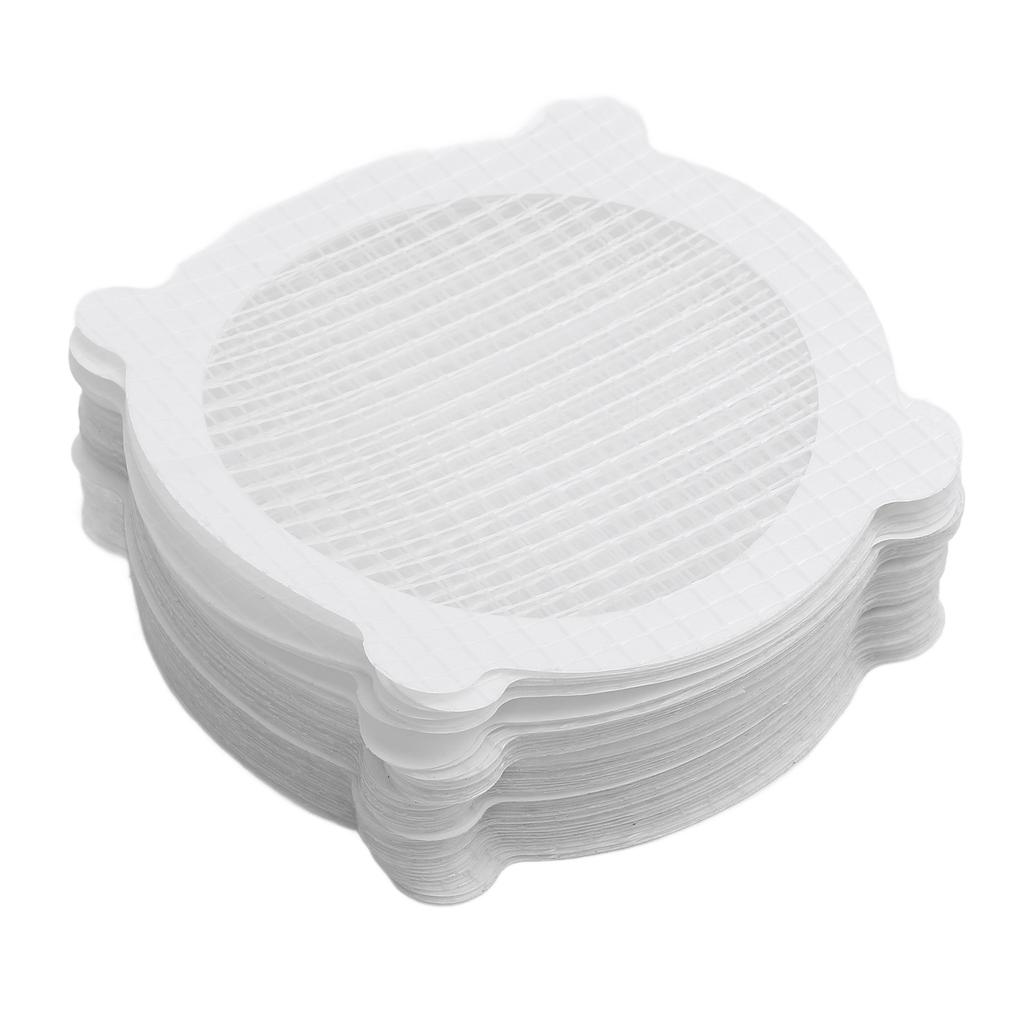 50PCS Floor Drain Stickers Single Use Mesh Hair Catcher for Bathroom Shower Bathtub Kitchen Sink