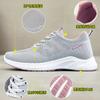 Shoes Women's Spring New Breathable Fly-woven Mesh Running Shoes Women's Flat-bottomed Lightweight Soft-soled Sports Shoes Women