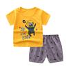 Summer Baby Boys Outfits Short Sleeve Cartoon Printing Casual Tops Printed Short Pants 2pcs Sport Suits