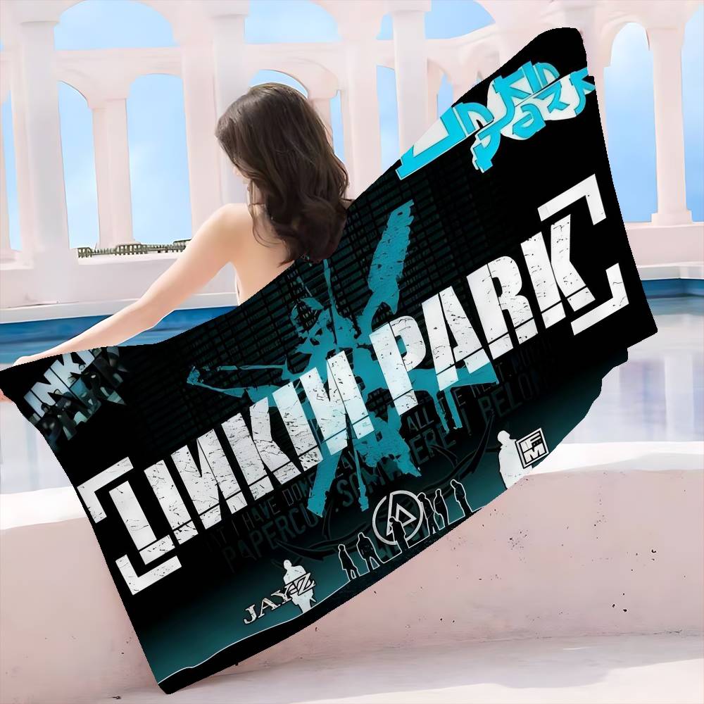 Band L-Linkin Cool P-park Big Microfiber Beach Towels Quick Dry Towel Sand Beach Towels Pool Towel for Travel Swim Pool Yoga