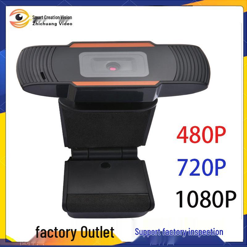 1080P HD Webcam with Driver-Free Network Conference & Live Streaming Capabilities