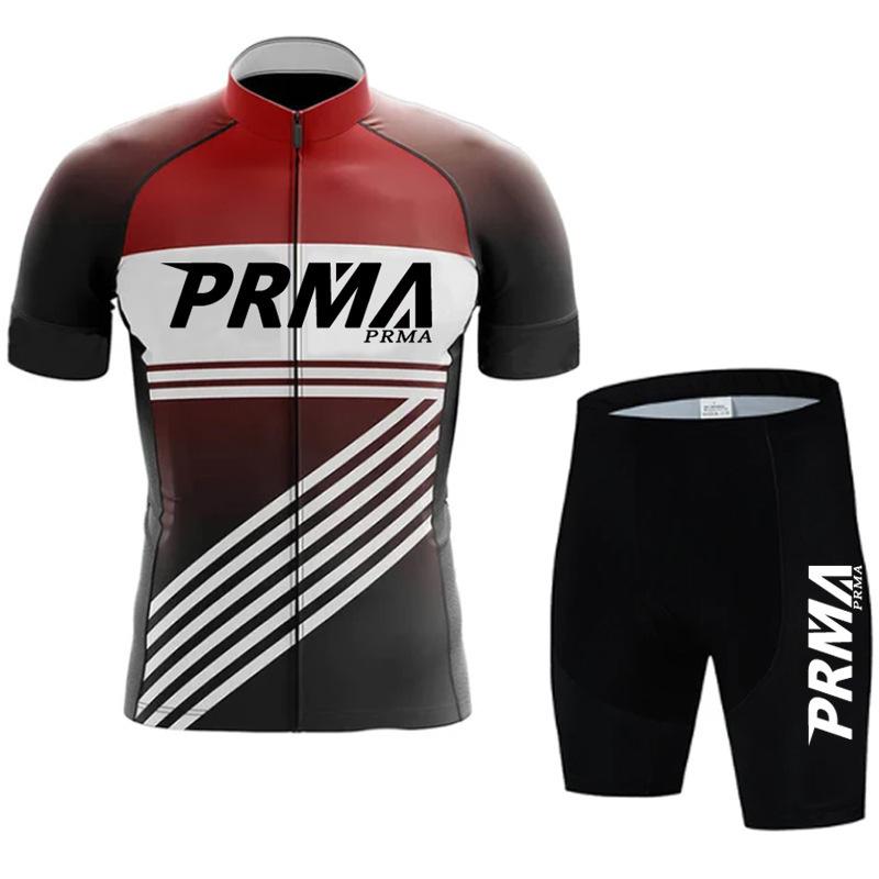 Summer Cycling Jersey, Short-sleeve Set, Men's Overalls, Road Cycling Race Uniform