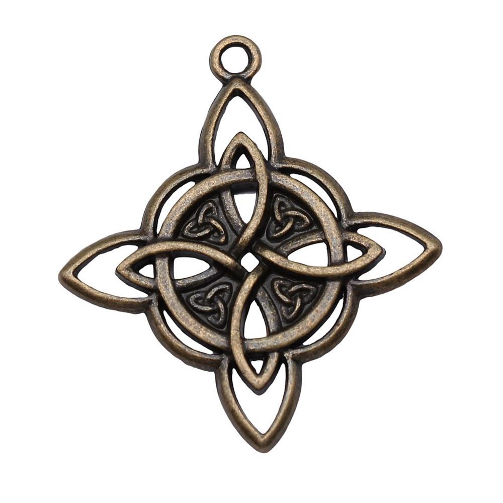 Celtic Charms Antique Alloy Amulet Pendants For Spiritual Jewelry Findings
