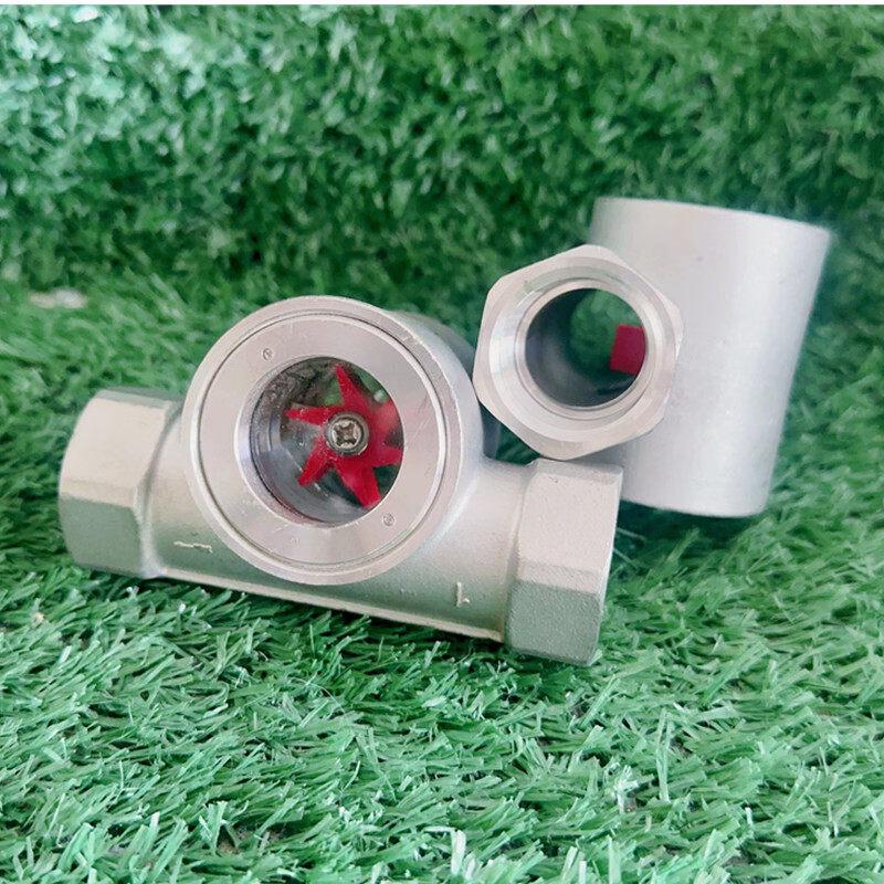 Jundingying 304 Stainless Steel Water Flow Indicator Sight Glass