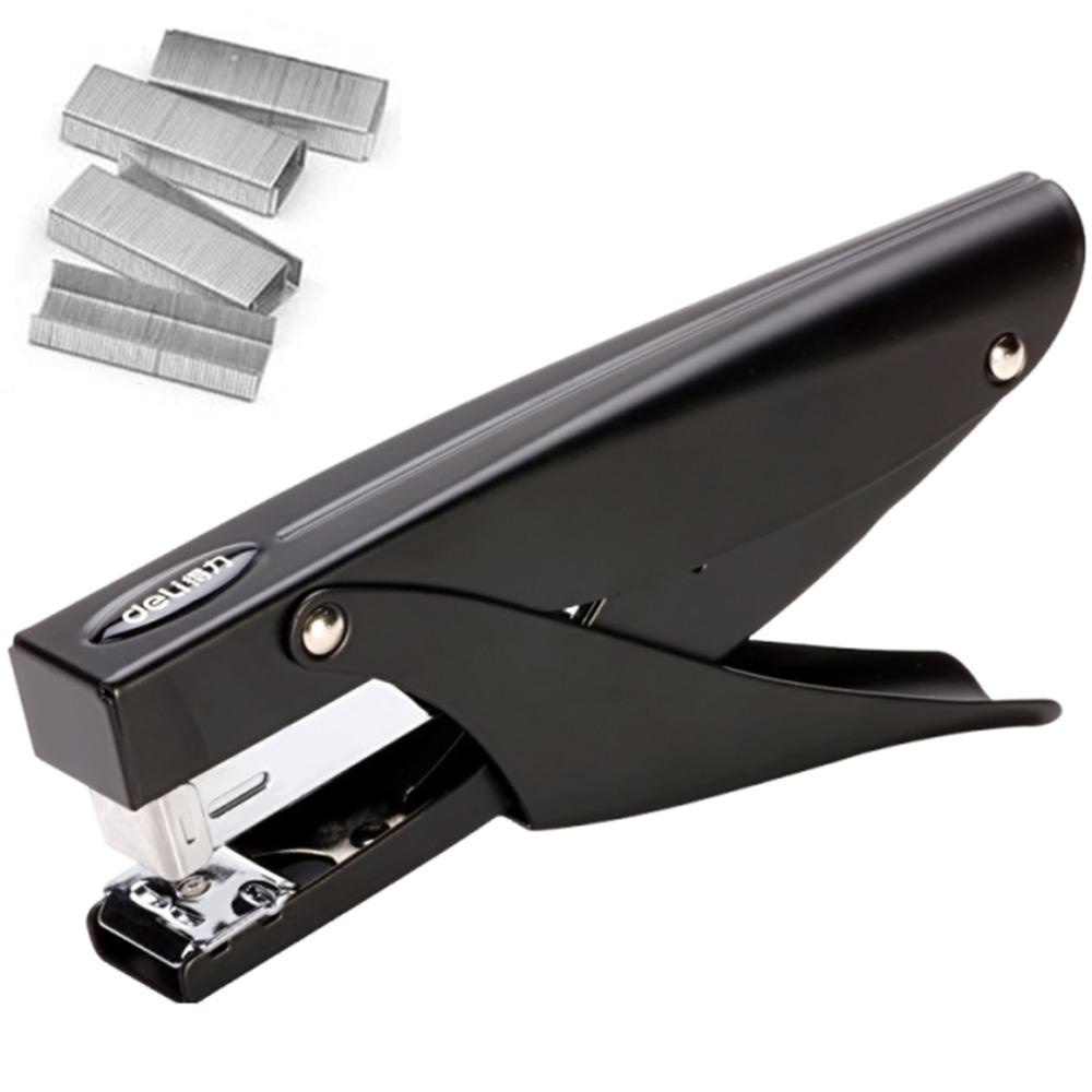 

До 25 страниц Машина для сшивания бумаги Металлический сверхмощный степлер Канцелярские товары Офисные принадлежности All Metal Black