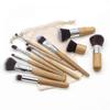 Bamboo Handle Makeup Brush Set Of 11 Pcs