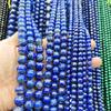 Natural Afghanistan Lapis Lazuli Round Bead Strand - Loose Beads for DIY Jewelry