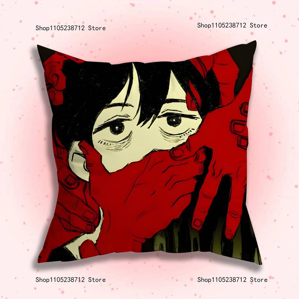 

Game O-OmoriS Anime Pillow Case Anti-dustmite Pillowcase Invisible zipper silky short plush Sofa cushion cover 12x12Inch