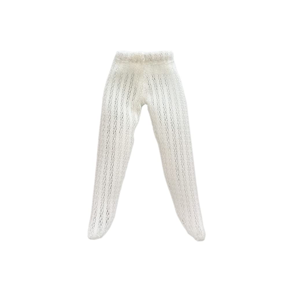 Obitsu 11 OB11 Size Costume for Obitsu Doll 11cm Body, Lace Stockings and Tights, White, Set of 2