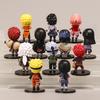 12Pcs/Set Anime Naruto Shippuden Hinata Sasuke Itachi Kakashi Gaara Figure Toys Q Version PVC Figurine Model Dolls Gifts
