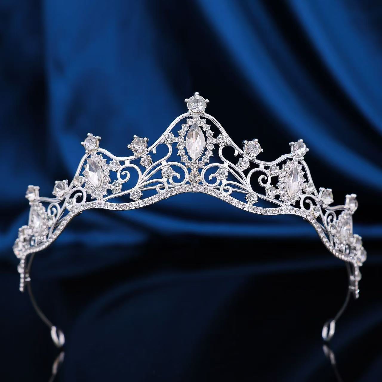 

Новая Принцесса Корона Корона Свадебный Головной Убор Аксессуары для Волос Основное Свадебное Платье Белая Фата Свадебные Аксессуары Милая Сияющая Корона