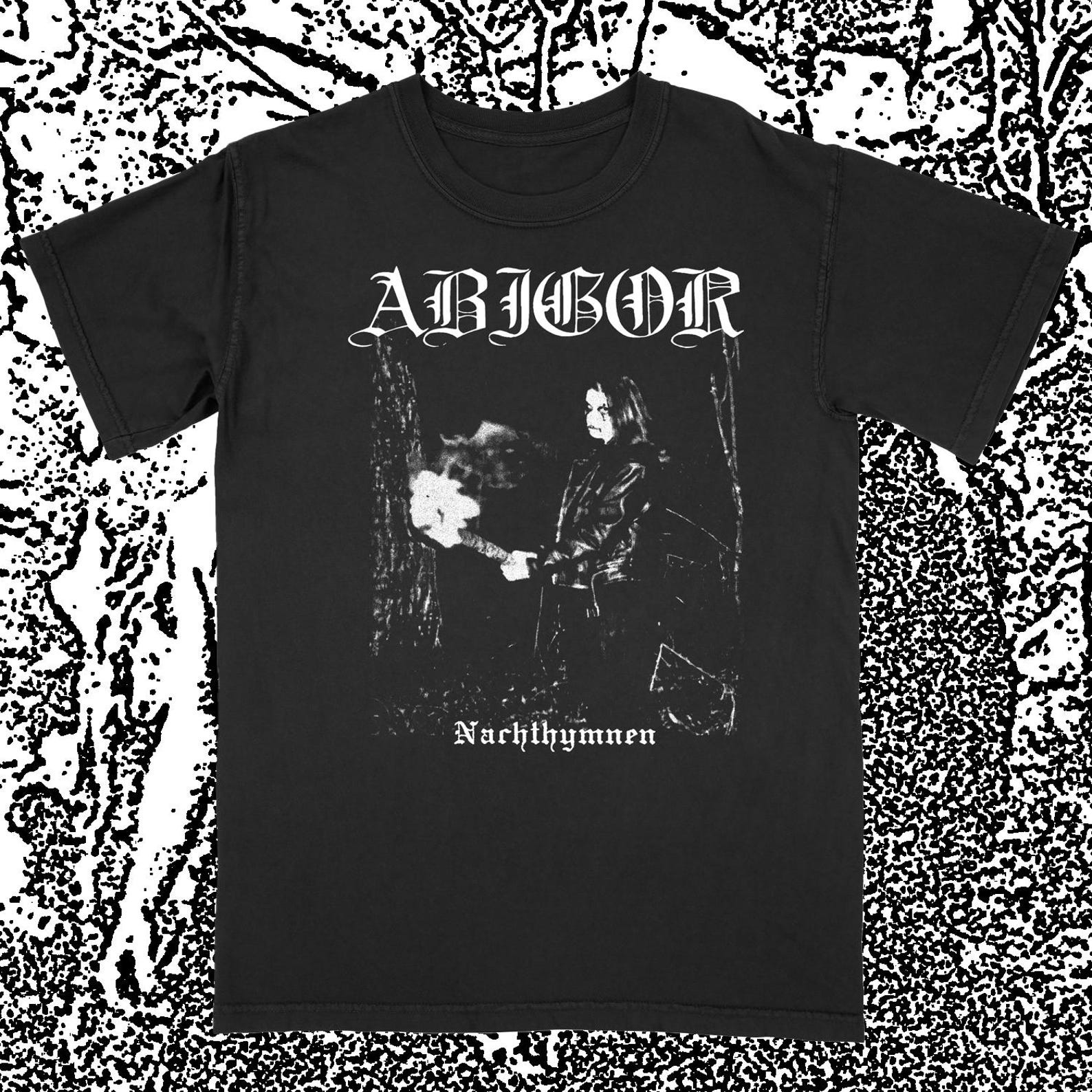 Unisex Abigor Nachthymnen (From The Twilight Kingdom) Black Metal Heavy Cotton Tee M